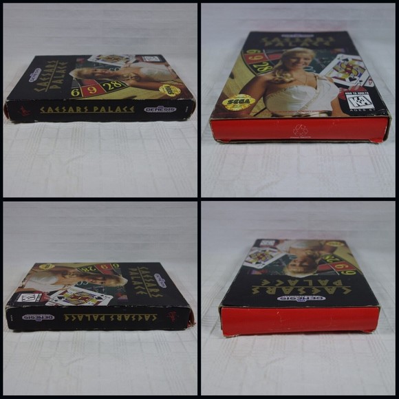 Genesis Cartridge Lot 3 Games and Case/Boxes-College Football, Olympic, Caesars - Picture 4 of 15